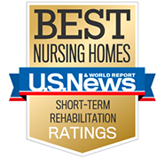 US News and World Report Best Nursing Homes Short-Term Rehabilitation Ratings seal