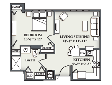 B4 One Bedroom