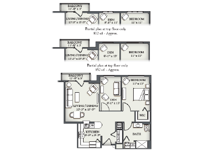 C11 One Bedroom + Den