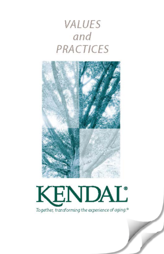 Kendal Values and Practices Booklet cover