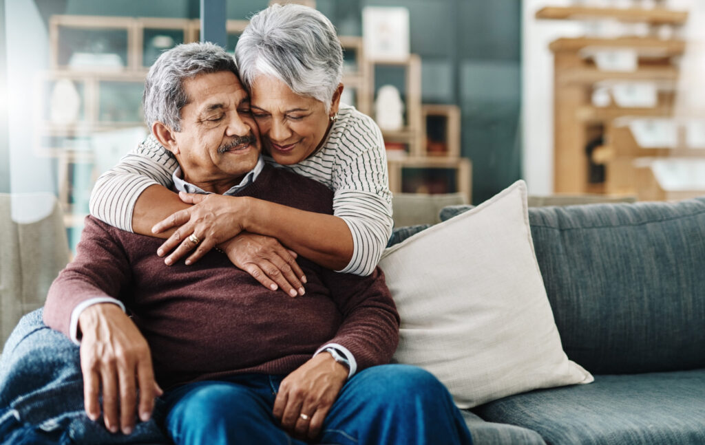 senior couple enjoying the benefits of a ccrc