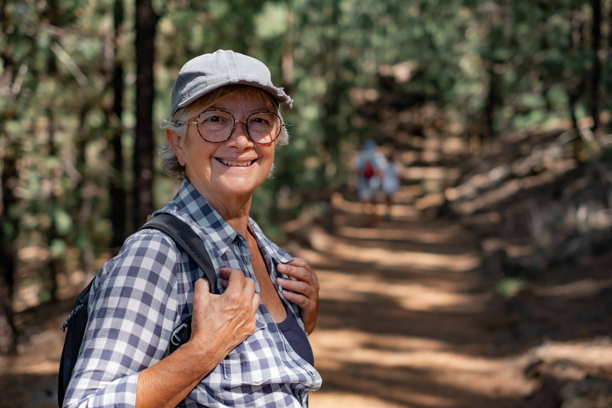 Senior discovering the best outdoor spots near Kendal on Hudson
